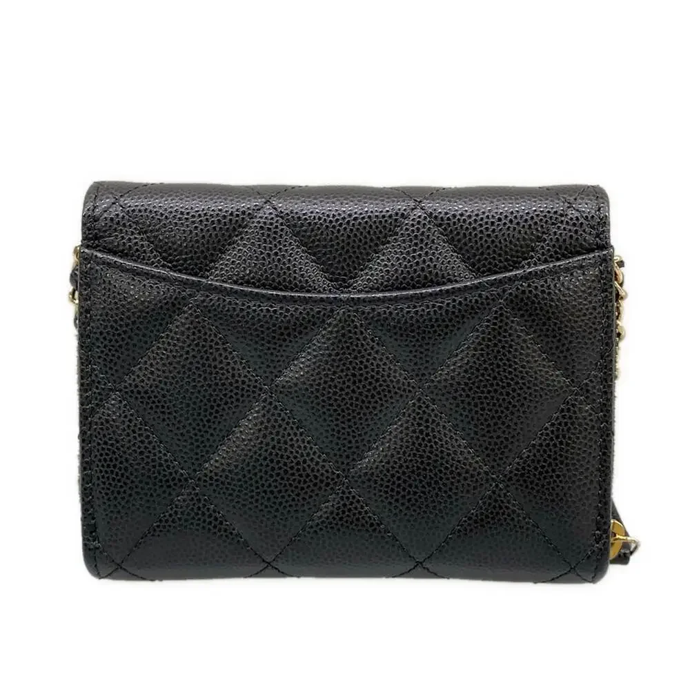 Chanel Classic Mini Chain Wallet/Matelasse Other Style Wallet AP2569